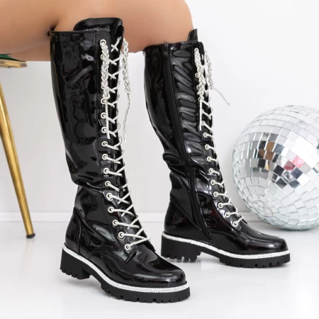 Cizme Dama 3JF8 Negru » meishop.life