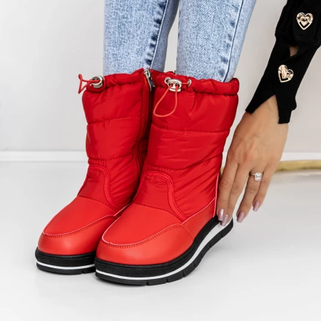 Ghete Dama 3YKQ15 Rosu » meishop.life