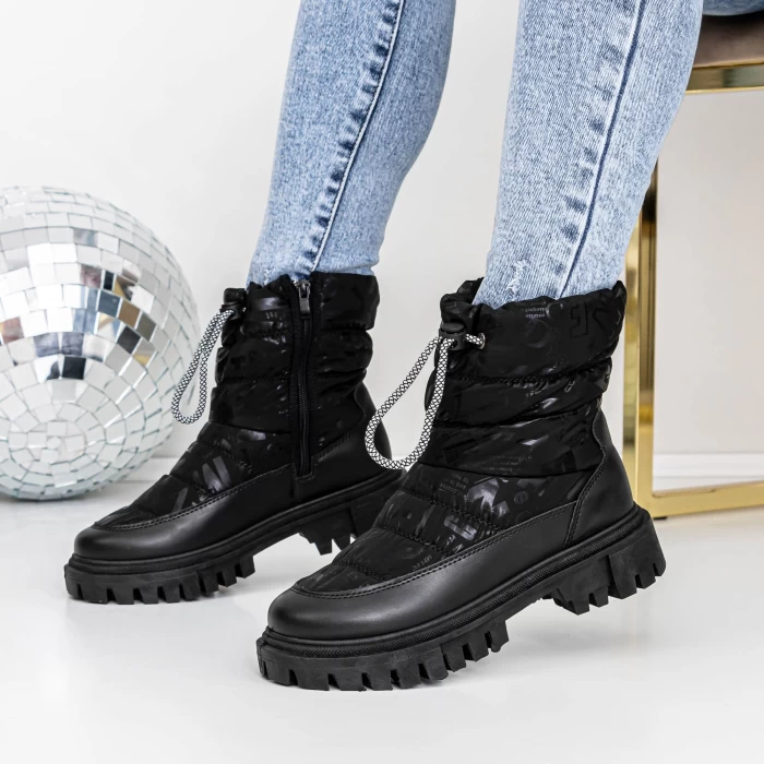 Ghete Dama 3LT2 Negru » meishop.life