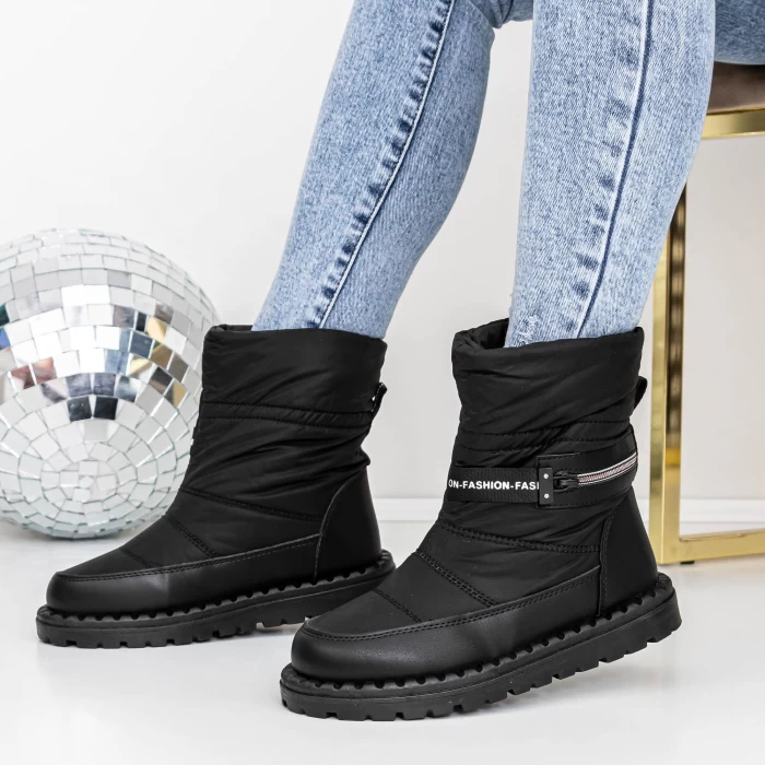 Ghete Dama 3YKQ11 Negru » meishop.life