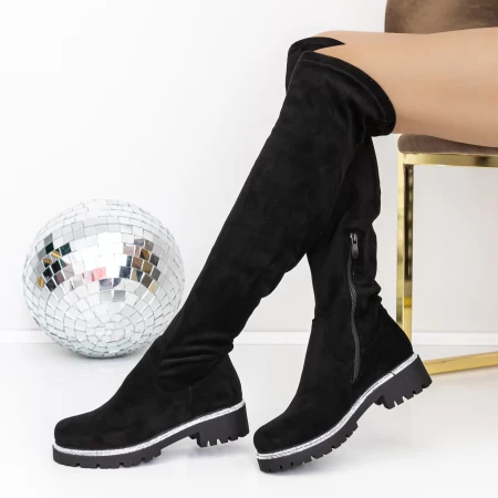 Cizme Dama 3JF17 Negru » meishop.life