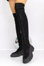 Cizme Dama 3KD11 Negru » meishop.life