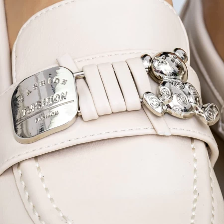Pantofi Casual Dama 3BQ18 Bej » meishop.life