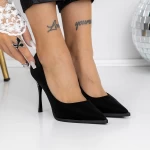 Pantofi Stiletto 3DC27 Negru » meishop.life