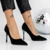 Pantofi Stiletto 3DC27 Negru | Mei