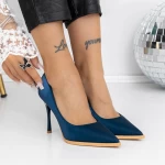 Pantofi Stiletto 3DC27 Albastru » meishop.life