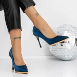 Pantofi Stiletto 3DC27 Albastru » meishop.life
