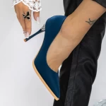 Pantofi Stiletto 3DC27 Albastru » meishop.life