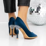 Pantofi Stiletto 3DC27 Albastru » meishop.life