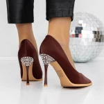 Pantofi Stiletto 3DC27 Visiniu » meishop.life