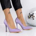 Pantofi Stiletto 3DC50 Mov » meishop.life