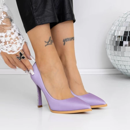 Pantofi Stiletto 3DC50 Mov » meishop.life