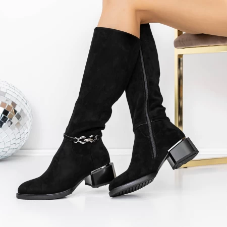 Cizme Dama 3C12 Negru » meishop.life