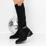 Cizme Dama 3C12 Negru » meishop.life