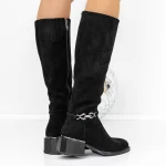 Cizme Dama 3C12 Negru » meishop.life