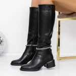 Cizme Dama 3C15 Negru » meishop.life