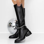 Cizme Dama 3C15 Negru » meishop.life