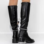 Cizme Dama 3C15 Negru » meishop.life