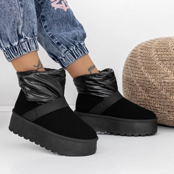 Ghete Dama 3XJ109 Negru » meishop.life
