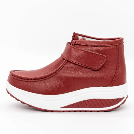 Ghete Dama T5024 Rosu » meishop.life