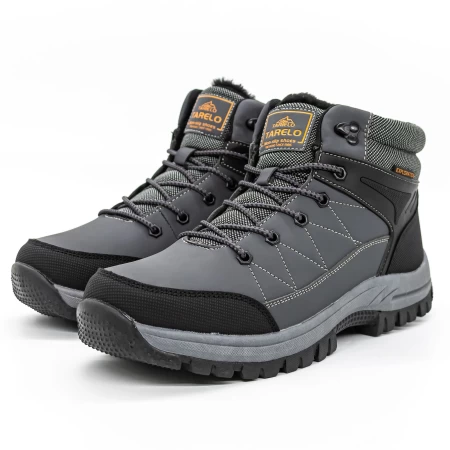 Ghete Barbati PGZA1038-4 Gri » meishop.life