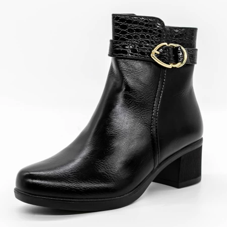 Botine Dama A1022 Negru » meishop.life