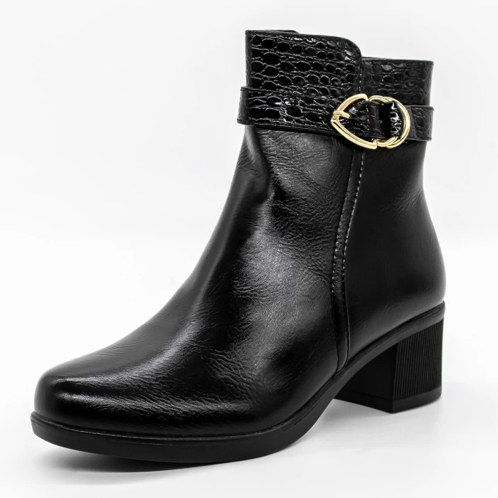 Botine Dama A1022 Negru » meishop.life
