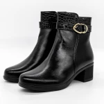 Botine Dama A1022 Negru » meishop.life