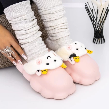 Papuci Dama de Casa W-23 Roz » meishop.life