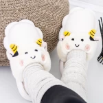 Papuci Dama de Casa W-23 Alb » meishop.life
