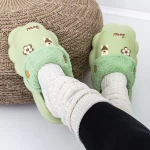 Papuci Dama de Casa W-25 Verde » meishop.life