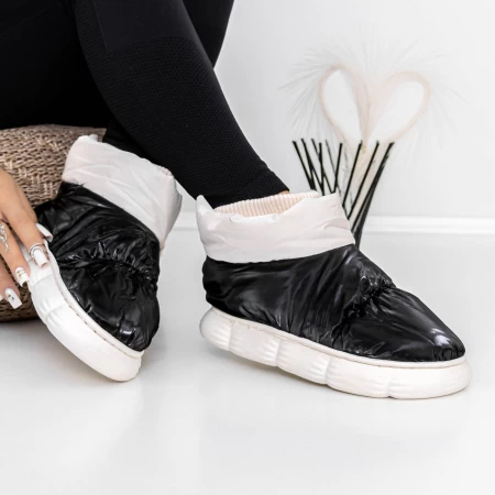 Papuci Dama de Casa A-622 Negru » meishop.life