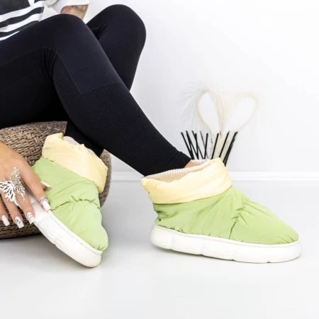 Papuci Dama de Casa A-622 Verde » meishop.life