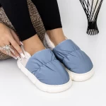 Papuci Dama de Casa A-623 Albastru » meishop.life