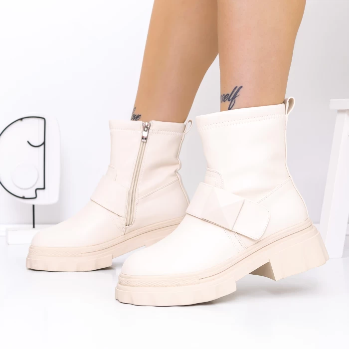 Ghete Dama 3MX18 Bej » meishop.life