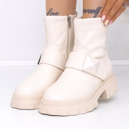Ghete Dama 3MX18 Bej » meishop.life