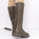 Cizme Dama 80391 Kaki » meishop.life
