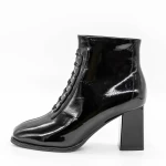 Botine Dama cu Toc gros 6612 Negru » meishop.life
