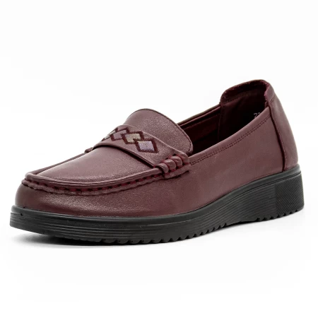 Pantofi Casual Dama 220705 Visiniu » meishop.life