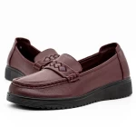 Pantofi Casual Dama 220705 Visiniu » meishop.life