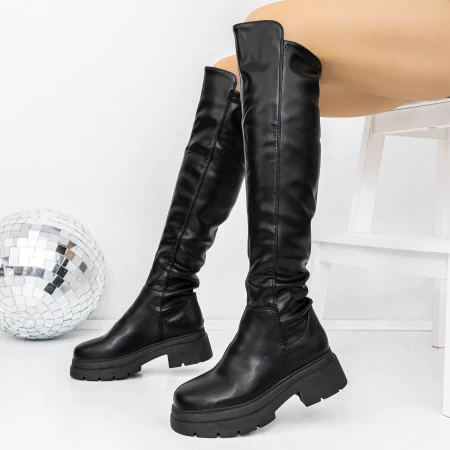 Cizme Dama 3WL125 Negru » meishop.life