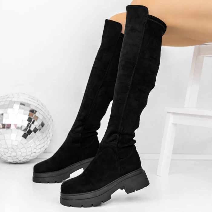 Cizme Dama 3WL125 Negru » meishop.life