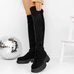 Cizme Dama 3WL125 Negru » meishop.life