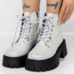 Ghete Dama 3WL115 Argintiu » meishop.life
