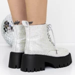 Ghete Dama 3WL115 Argintiu » meishop.life