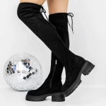 Cizme Dama 3WL126 Negru » meishop.life