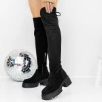 Cizme Dama 3WL126 Negru » meishop.life