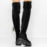 Cizme Dama 3WL126 Negru » meishop.life