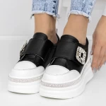 Pantofi Sport Dama cu Platforma 2302 Negru » meishop.life
