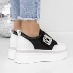 Pantofi Sport Dama cu Platforma 2302 Negru » meishop.life